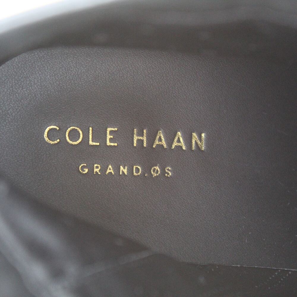 Cole Haan Boots Womens 8 Black Leather Grand OS Zipper Harness Ankle Bootie - Picture 10 of 11